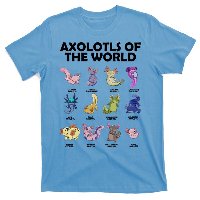 Axolotls Of The World T-Shirt