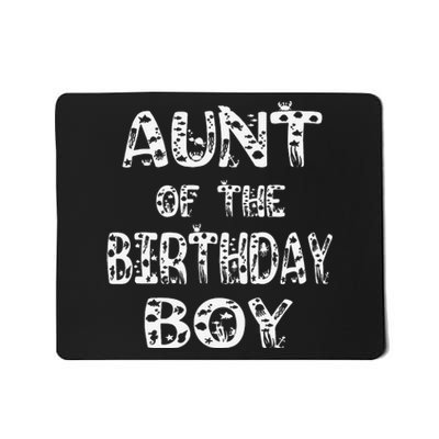 Aunt Of The Birthday Fishing Lover Bday Party Mousepad