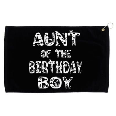 Aunt Of The Birthday Fishing Lover Bday Party Grommeted Golf Towel