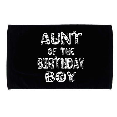 Aunt Of The Birthday Fishing Lover Bday Party Microfiber Hand Towel