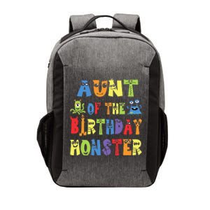 Aunt Of The Birthday Monster Alien Bday Party Vector Backpack