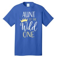 Aunt Of The Wild One First Birthday Matching Family Gift Tall T-Shirt