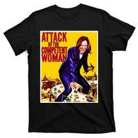 Attack Of The Competent Woman Kamala Harris T-Shirt