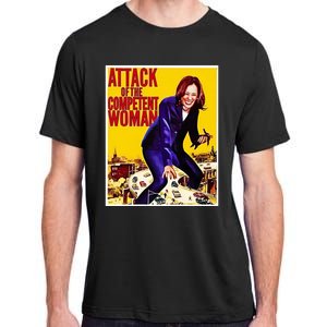 Attack Of The Competent Woman Kamala Harris Adult ChromaSoft Performance T-Shirt