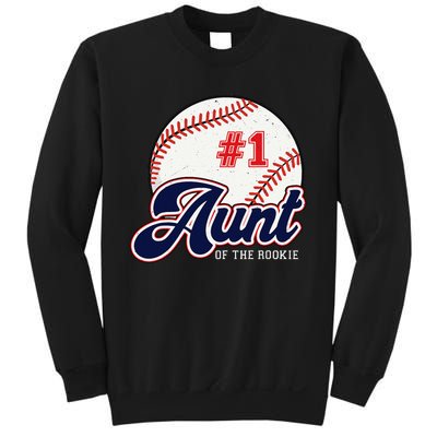 Aunt of the Rookie Rookie of the Year Baseball Aunties Sweatshirt