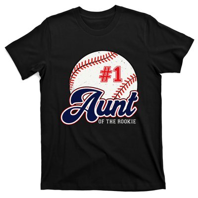 Aunt of the Rookie Rookie of the Year Baseball Aunties T-Shirt