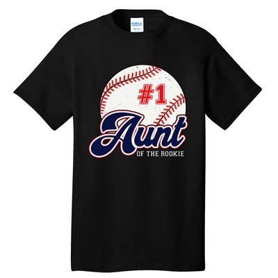 Aunt of the Rookie Rookie of the Year Baseball Aunties Tall T-Shirt