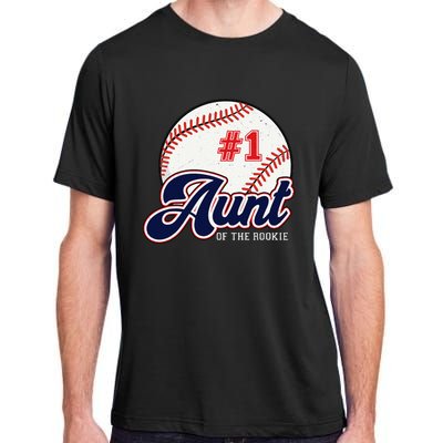 Aunt of the Rookie Rookie of the Year Baseball Aunties Adult ChromaSoft Performance T-Shirt