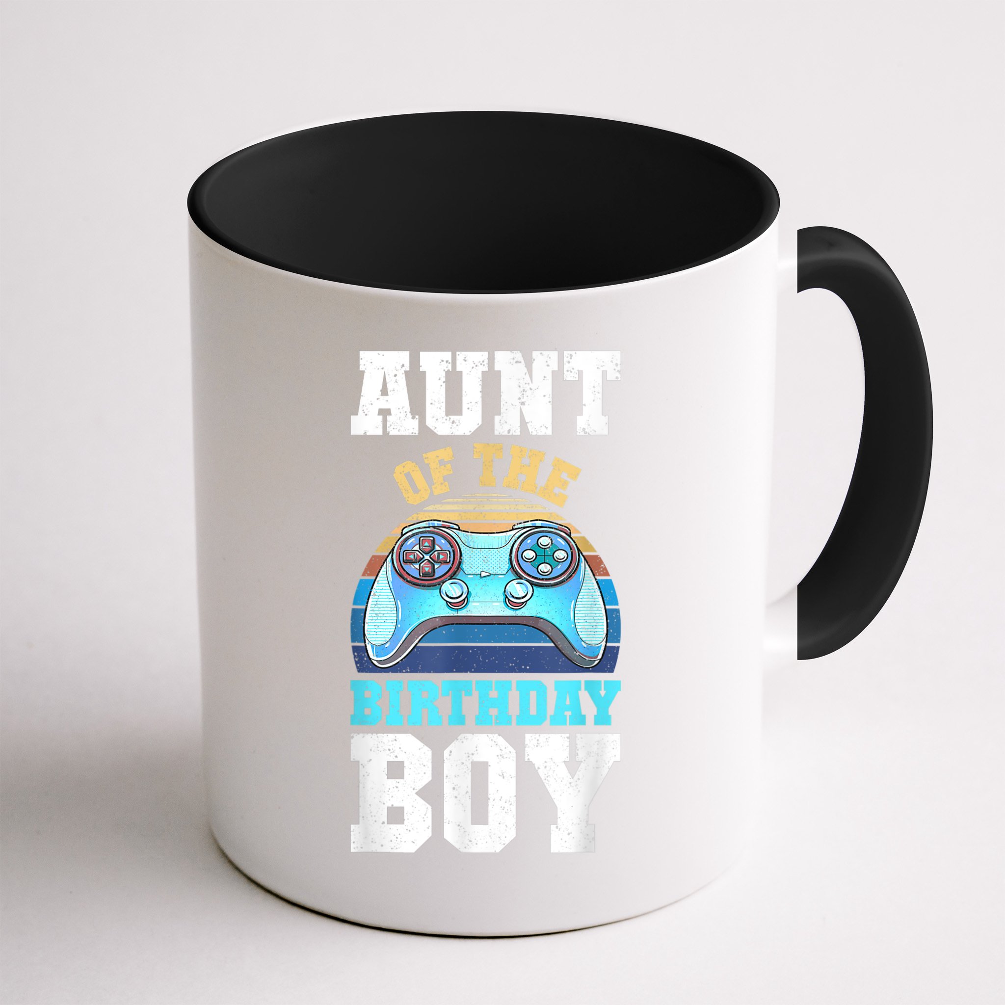 Aunt Of The Birthday Boy Matching Video Gamer Birthday Party Mug