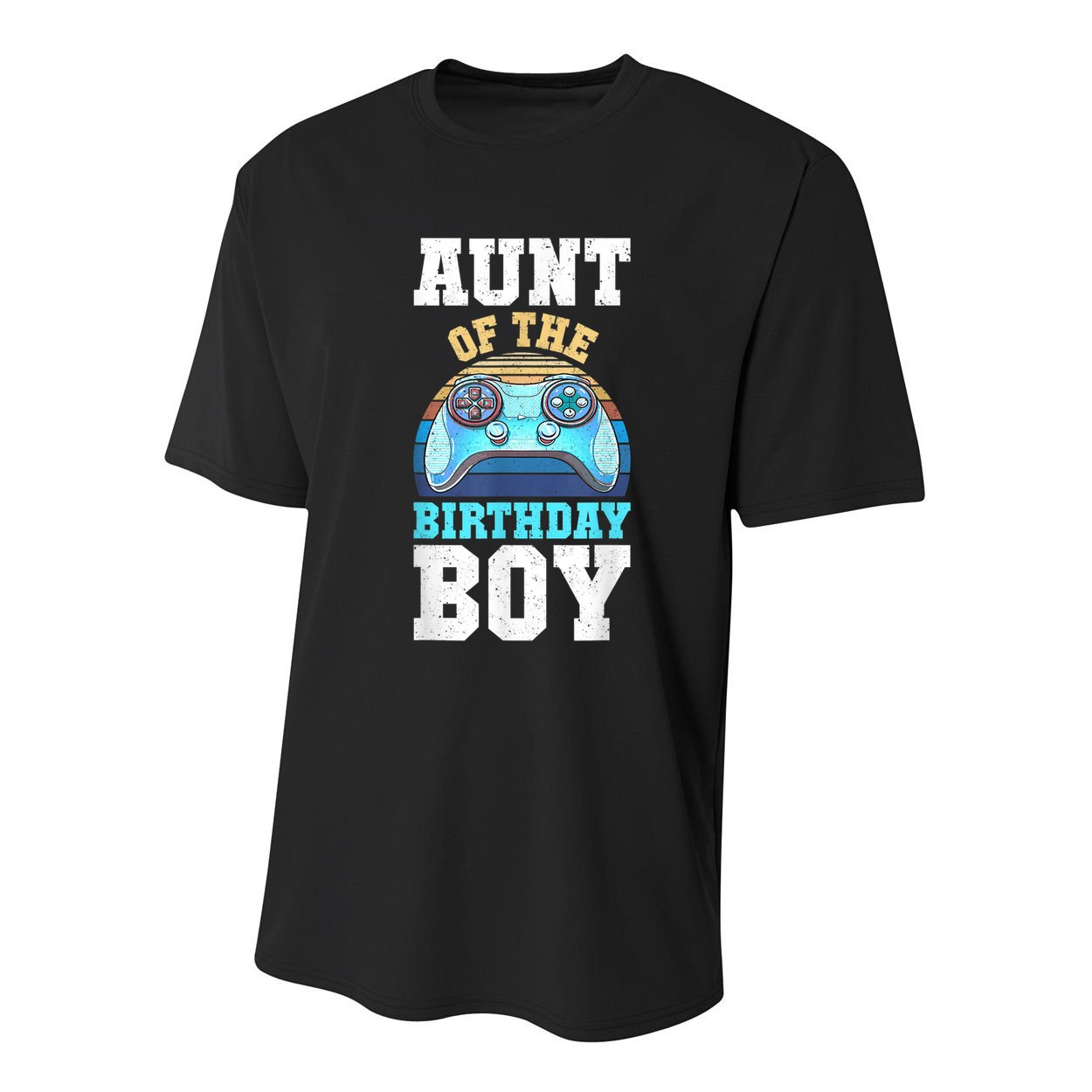 Aunt Of The Birthday Boy Matching Video Gamer Birthday Party Youth Performance Sprint T-Shirt