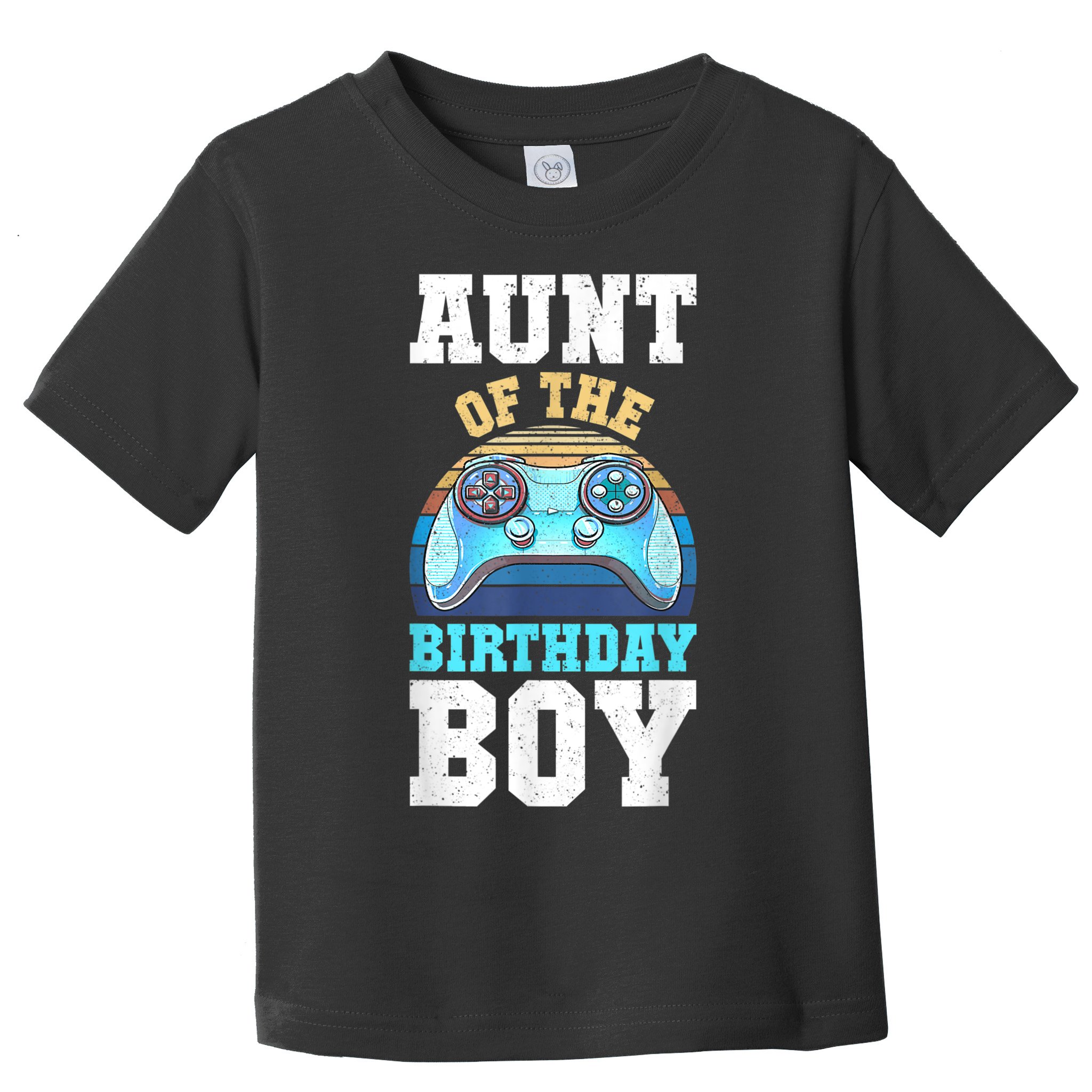 Aunt Of The Birthday Boy Matching Video Gamer Birthday Party Toddler T-Shirt