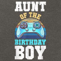 Aunt Of The Birthday Boy Matching Video Gamer Birthday Party Cotton Canvas Backpack