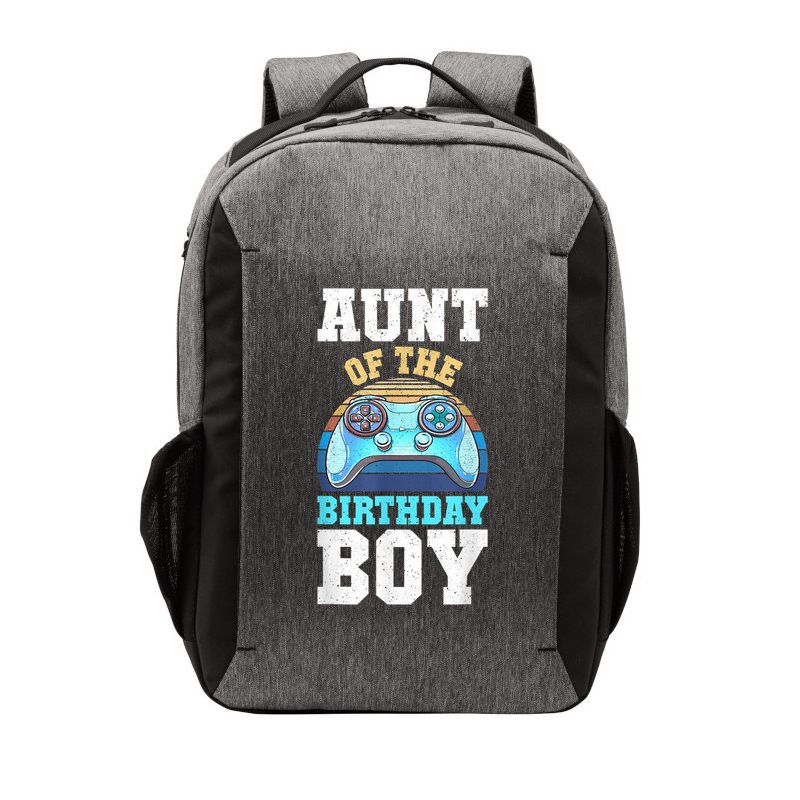 Aunt Of The Birthday Boy Matching Video Gamer Birthday Party Vector Backpack
