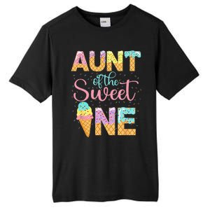 Aunt Of The Sweet One 1st Birthday Ice Cream Lovers Tall Fusion ChromaSoft Performance T-Shirt