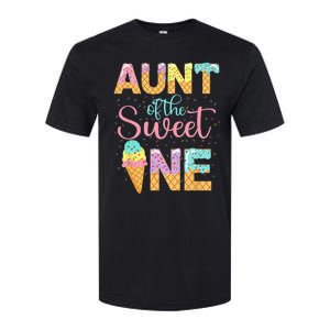 Aunt Of The Sweet One 1st Birthday Ice Cream Lovers Softstyle CVC T-Shirt