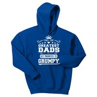 Awesome Only The Greatest Dads Get Promoted To Grumpy Great Gift Kids Hoodie