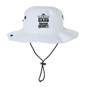 Awesome Only The Greatest Dads Get Promoted To Grumpy Great Gift Legacy Cool Fit Booney Bucket Hat