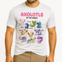Axolotls Of The World Animals Kawaii Cooling Performance Crew T-Shirt