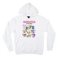 Axolotls Of The World Animals Kawaii Hoodie