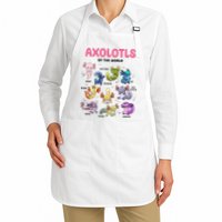 Axolotls Of The World Animals Kawaii Apron