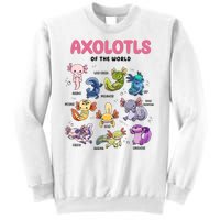 Axolotls Of The World Animals Kawaii Sweatshirt