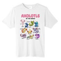 Axolotls Of The World Animals Kawaii Tall Fusion ChromaSoft Performance T-Shirt