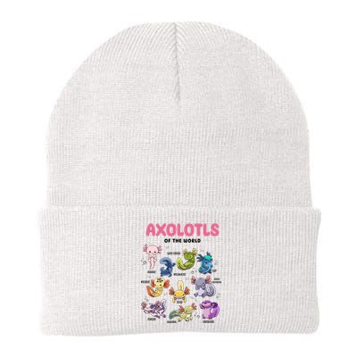 Axolotls Of The World Animals Kawaii Knit Cap Winter Beanie