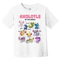 Axolotls Of The World Animals Kawaii Toddler T-Shirt