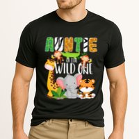 Auntie of the Wild One Zoo Theme Birthday Safari Animals Cooling Performance Crew T-Shirt
