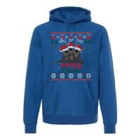 All Of The Otter Reindeer Christmas Funny Cute Ugly Sweater Gift Premium Hoodie