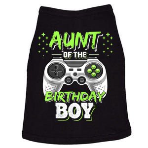 Aunt Of The Birthday Boy Matching Video Game Birthday Gift Doggie Tank