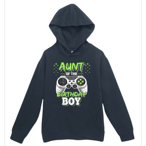 Aunt Of The Birthday Boy Matching Video Game Birthday Gift Urban Pullover Hoodie