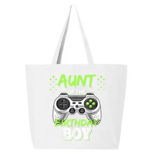 Aunt Of The Birthday Boy Matching Video Game Birthday Gift 25L Jumbo Tote