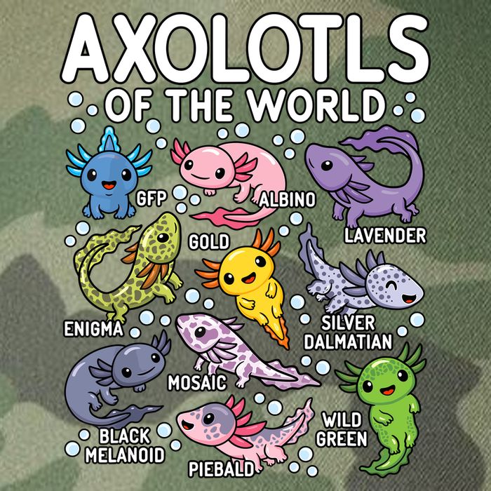 Axolotls Of The World Cute Kawaii Axolotl Legacy Tie Dye Trucker Hat