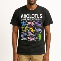 Axolotls Of The World Cute Kawaii Axolotl Tall T-Shirt