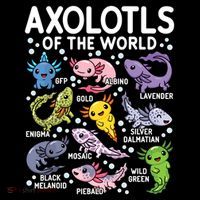 Axolotls Of The World Cute Kawaii Axolotl City Backpack