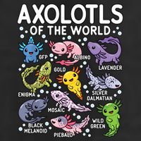 Axolotls Of The World Cute Kawaii Axolotl Large Microfiber Waffle Golf Towel
