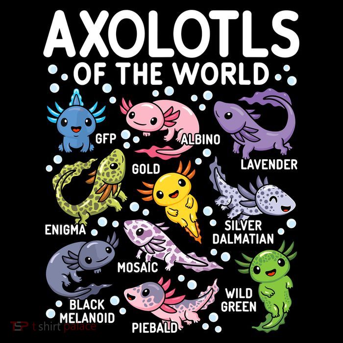 Axolotls Of The World Cute Kawaii Axolotl Baby Bodysuit