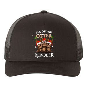 All of the Otter Reindeer Christmas Funny Cute  Yupoong Adult 5-Panel Trucker Hat