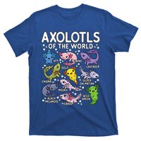 Axolotls Of The World Cute Kawaii Axolotl  T-Shirt