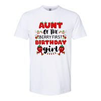 Aunt Of The Berry First Birthday Girl Softstyle CVC T-Shirt