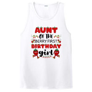 Aunt Of The Berry First Birthday Girl PosiCharge Competitor Tank