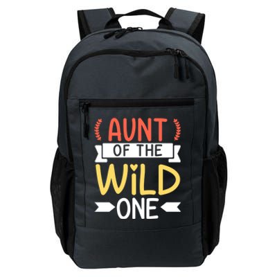 Aunt Of The Wild One 'S First Birthday Party Family Gift Daily Commute Backpack