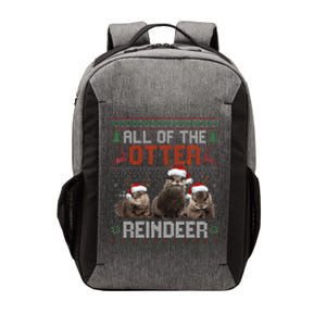 All Of The Otter Reindeer Christmas Funny Xmas Otter Lovers Vector Backpack