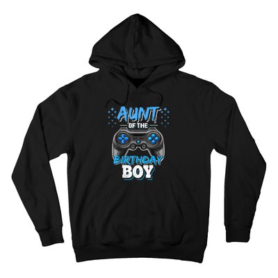 Aunt Of The Birthday Boy Matching Video Game Birthday Gift Hoodie