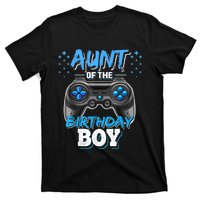 Aunt Of The Birthday Boy Matching Video Game Birthday Gift T-Shirt