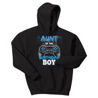 Aunt Of The Birthday Boy Matching Video Game Birthday Gift Kids Hoodie