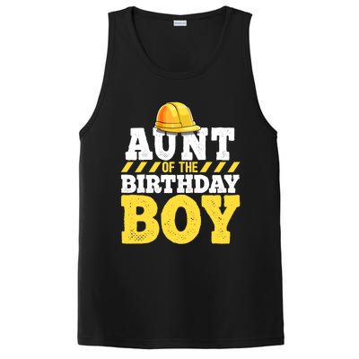 Aunt of the Birthday Boy Construction Birthday Party PosiCharge Competitor Tank