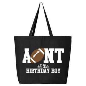 Aunt Of The Birthday Football Lover First Birthday Party Gift 25L Jumbo Tote