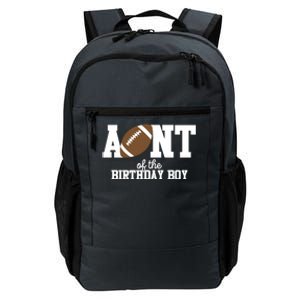 Aunt Of The Birthday Football Lover First Birthday Party Gift Daily Commute Backpack